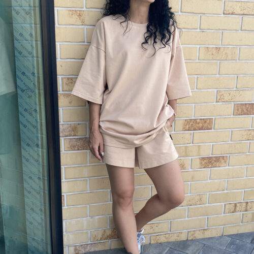 LaLaPrint Футболка жіноча Оверсайз Двунитка