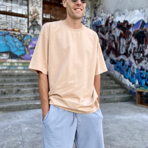 LaLaPrint Футболка чоловіча Оверсайз Двунитка