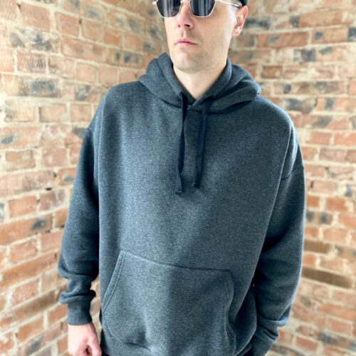 LaLaPrint Худі чоловіче оверсайз з начосом