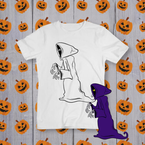 Футболка розмальовка Хеллоуїн