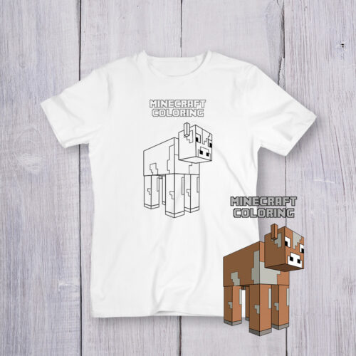 Футболка розмальовка Майнкрафт №2