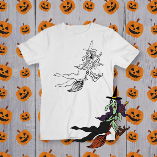 Футболка розмальовка Хеллоуїн