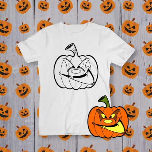 Футболка розмальовка Хеллоуїн