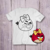 Футболка розмальовка Angry Birds №4