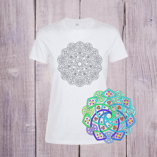 Футболка розмальовка Антистрес №10