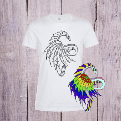 Футболка розмальовка Антистрес №3