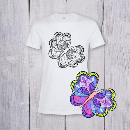 Футболка розмальовка Антистрес №1