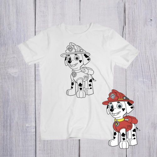 Футболка розмальовка Маршал