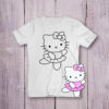 Футболка розмальовка Hello Kitty №2