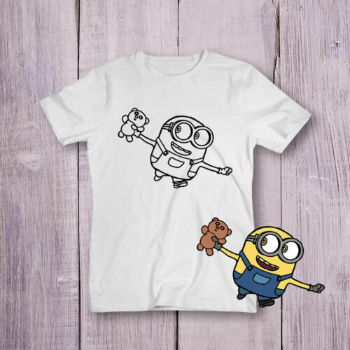 Футболка розмальовка Пусіпаки №1