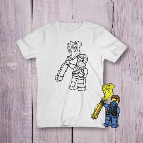 Футболка розмальовка Ніндзьяго №2