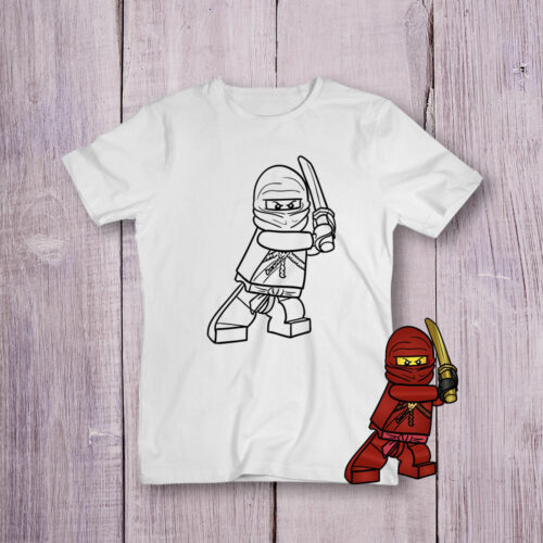 Футболка розмальовка Ніндзьяго №5