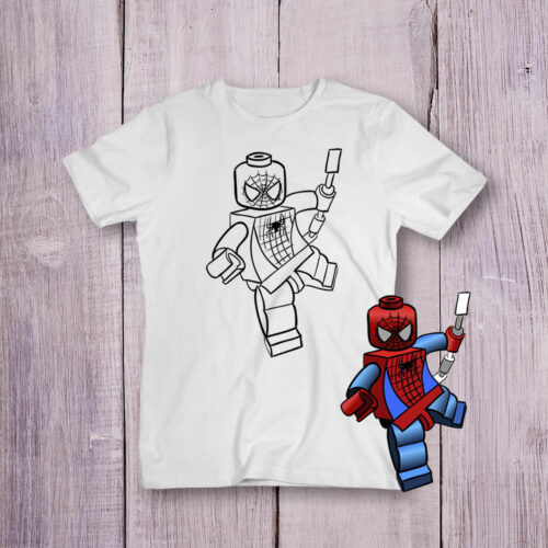 Футболка розмальовка Ніндзьяго №6