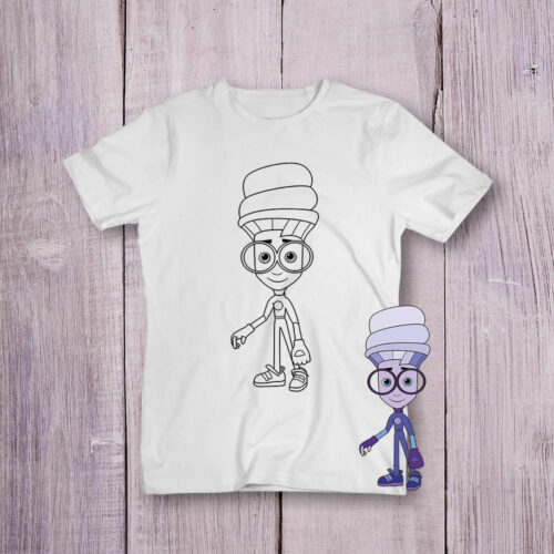 Футболка розмальовка Фіксіки №1