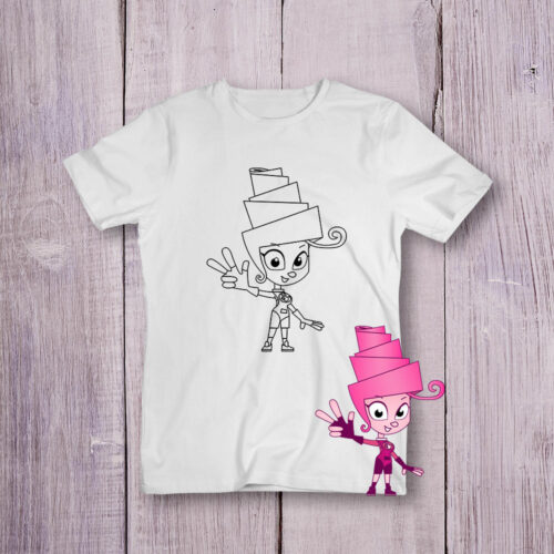 Футболка розмальовка Фіксіки №4