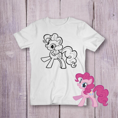 Футболка розмальовка Поні №1