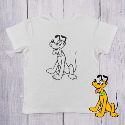 Футболка розмальовка Плуто №2