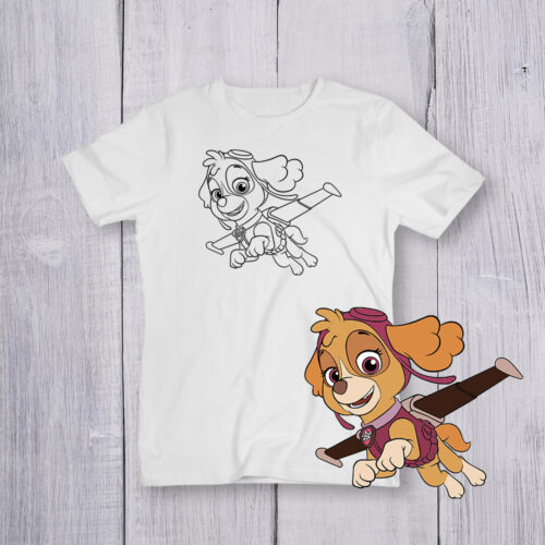 Футболка розмальовка Скай