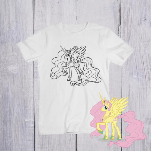 Футболка розмальовка Флатершай