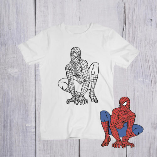 Футболка розмальовка Людина- павук