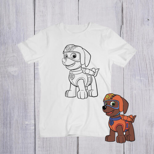 Футболка розмальовка Зума