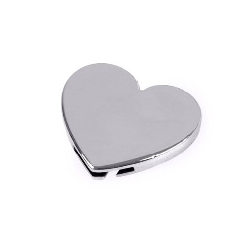 Змінна металева табличка серце для записної книжки
