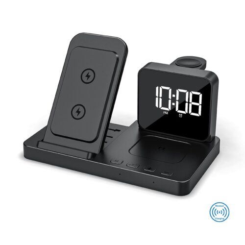 Бездротовий зарядний пристрій з годинником CONVEE